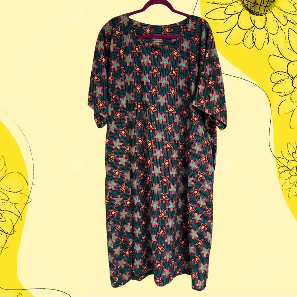 Vintage funky stars dress